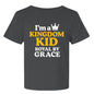 I'm A Kingdom Kid Royal by Grace Baby Christian T-shirt - ClaimedbyGodDesigns