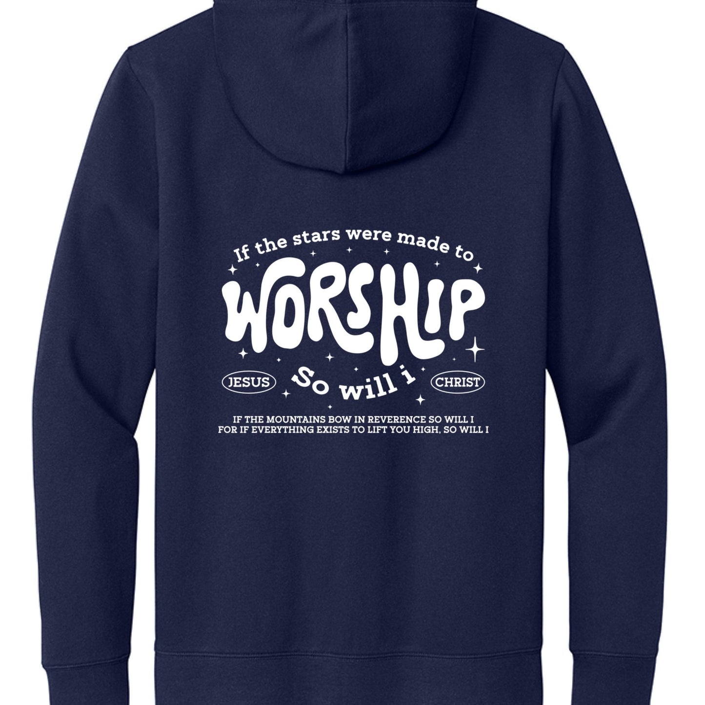 Made To Worship Unisex Christian Full - Zip Hooded Sweatshirt - ClaimedbyGodDesigns
