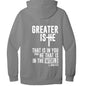 Greater Is He Unisex Christian Pullover Hooded Sweatshirt - ClaimedbyGodDesigns