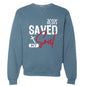 He Saved My Soul Unisex Pullover Sweatshirt - ClaimedbyGodDesigns