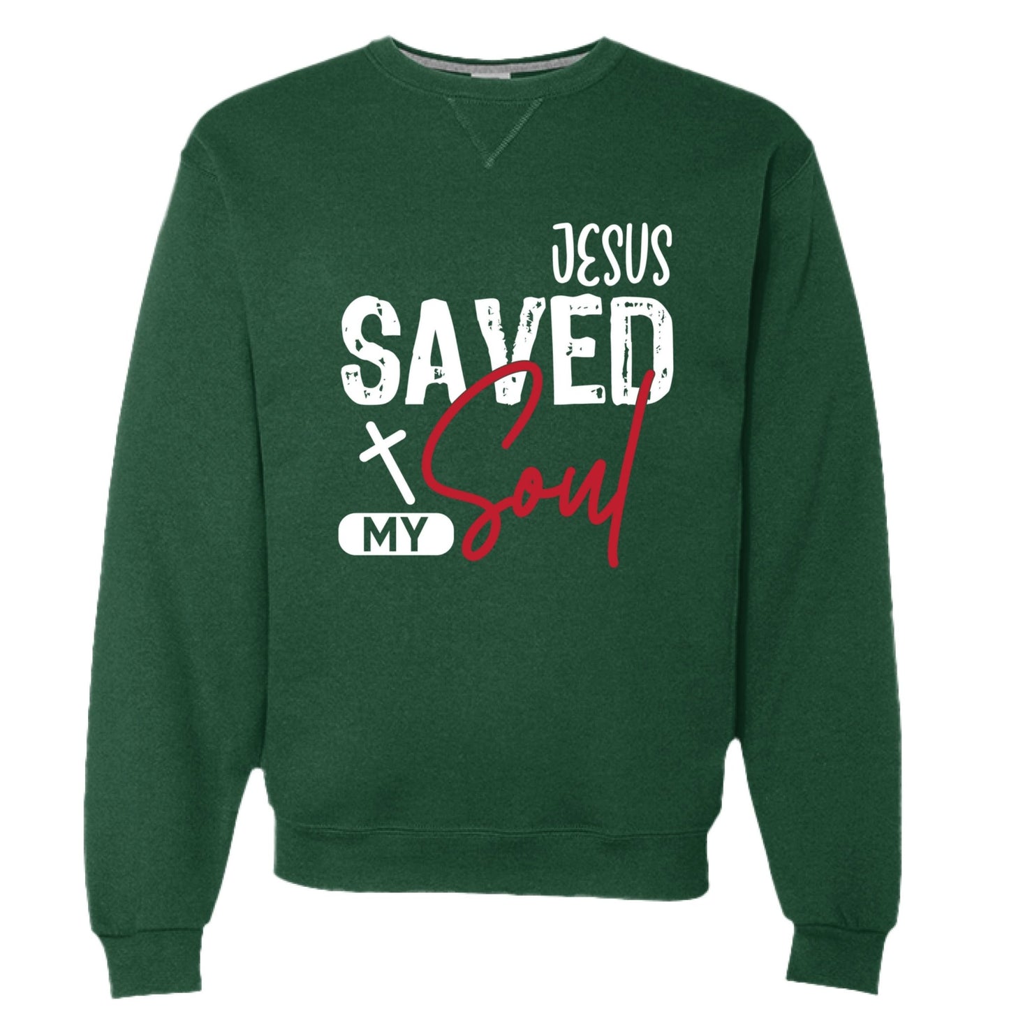 He Saved My Soul Unisex Pullover Sweatshirt - ClaimedbyGodDesigns