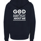He Doesn’t Play About Me Youth Christian Full - Zip Hooded Sweatshirt - ClaimedbyGodDesigns