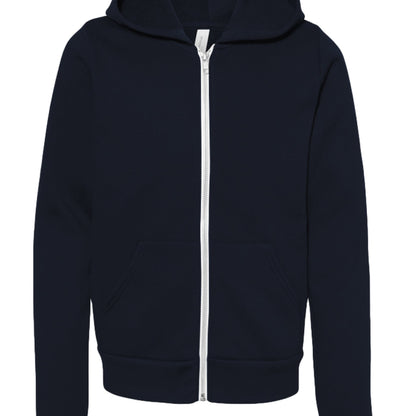 He Doesn’t Play About Me Youth Christian Full - Zip Hooded Sweatshirt - ClaimedbyGodDesigns