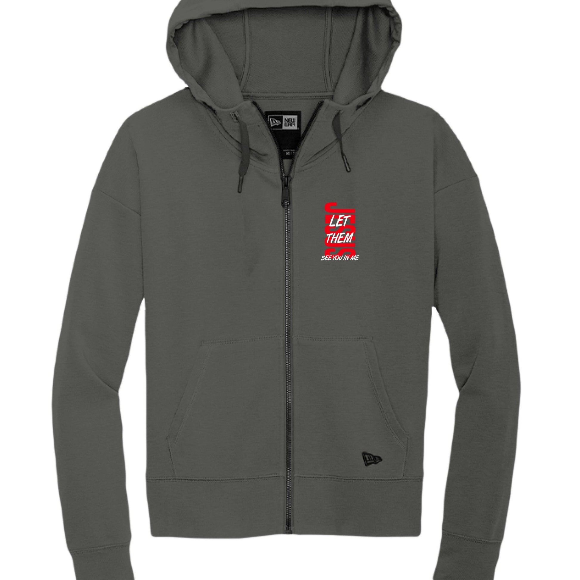 Let Them See You In Me Women's Christian Full - Zip Hooded Sweatshirt - ClaimedbyGodDesigns