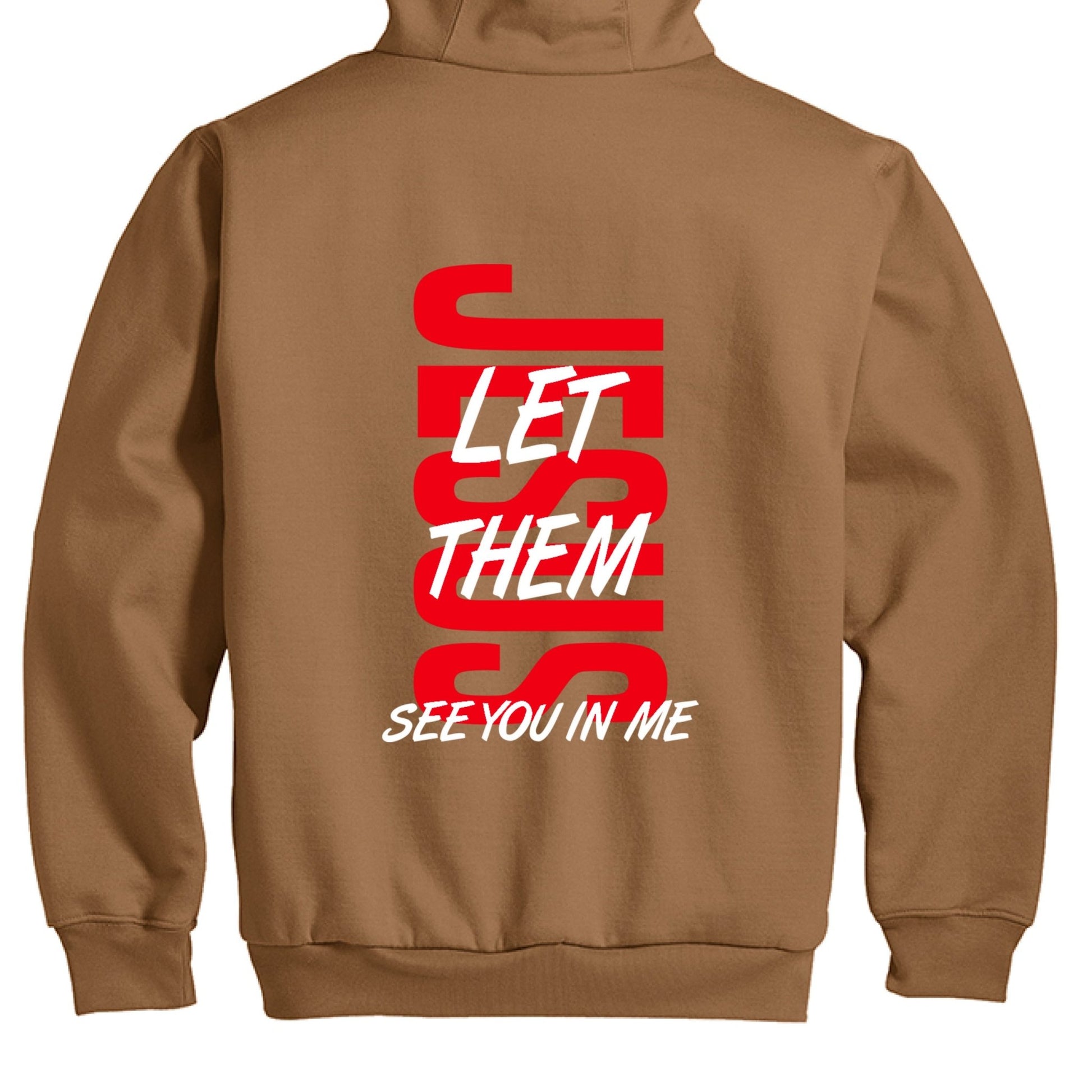 Let Them See You In Me Men's Christian Full - Zip Hooded Sweatshirt - ClaimedbyGodDesigns