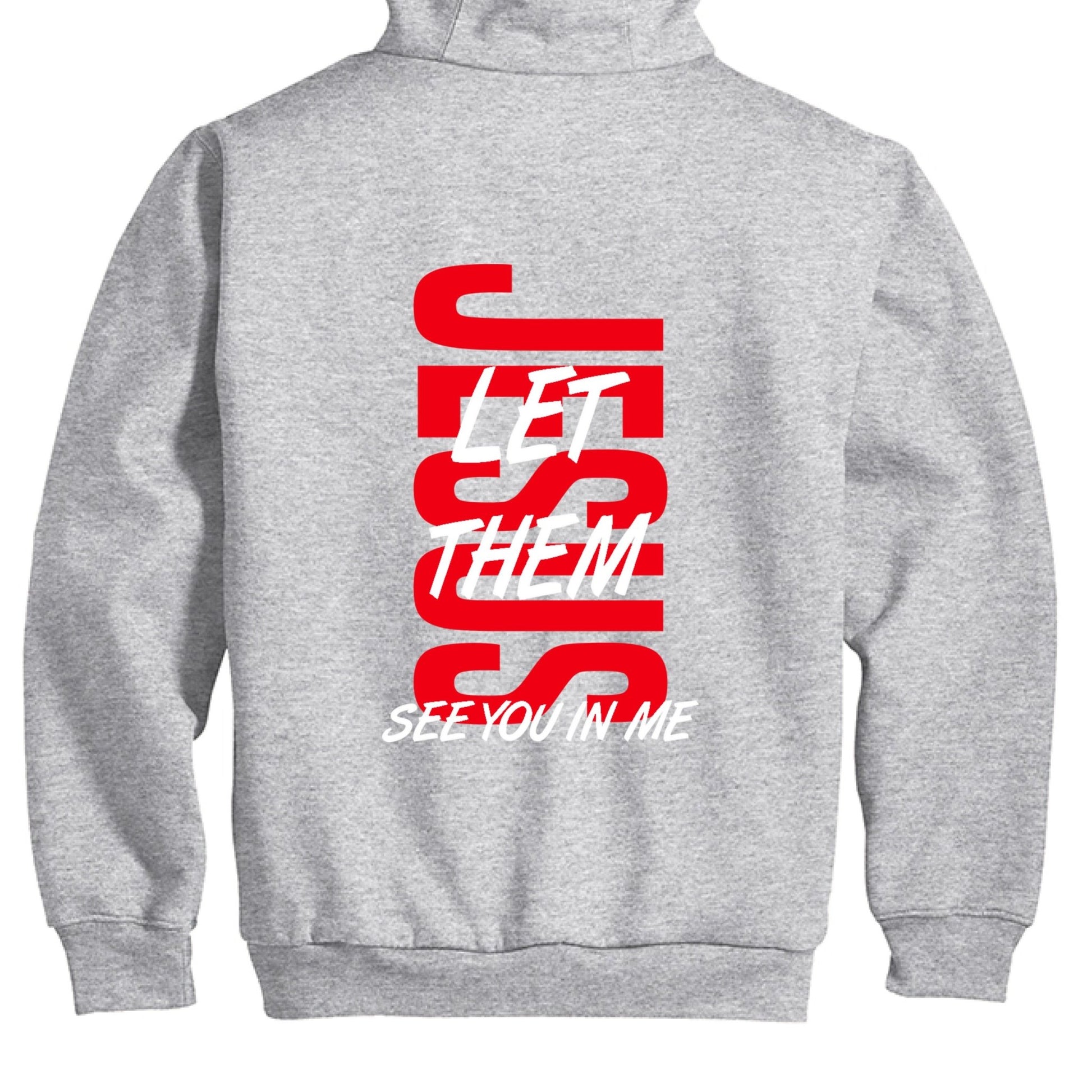 Let Them See You In Me Men's Christian Full - Zip Hooded Sweatshirt - ClaimedbyGodDesigns