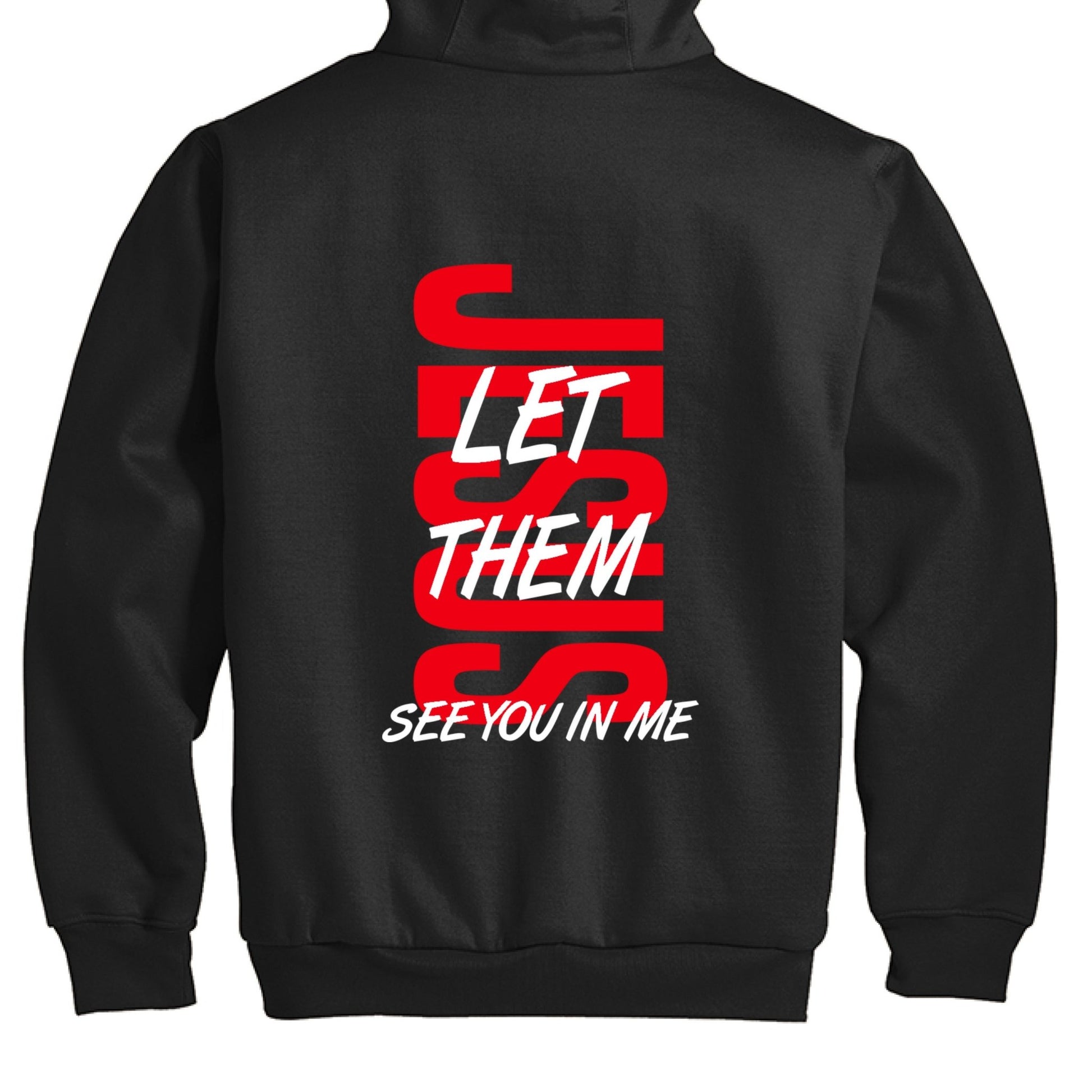 Let Them See You In Me Men's Christian Full - Zip Hooded Sweatshirt - ClaimedbyGodDesigns