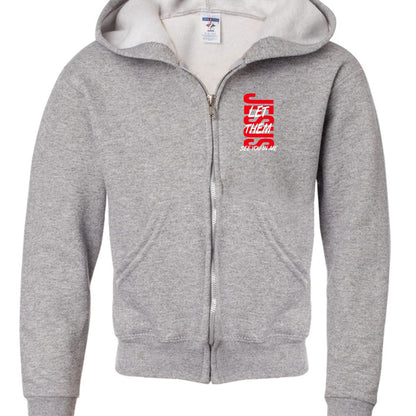 Let Them See You In Me Youth Christian Full - Zip Hooded Sweatshirt - ClaimedbyGodDesigns