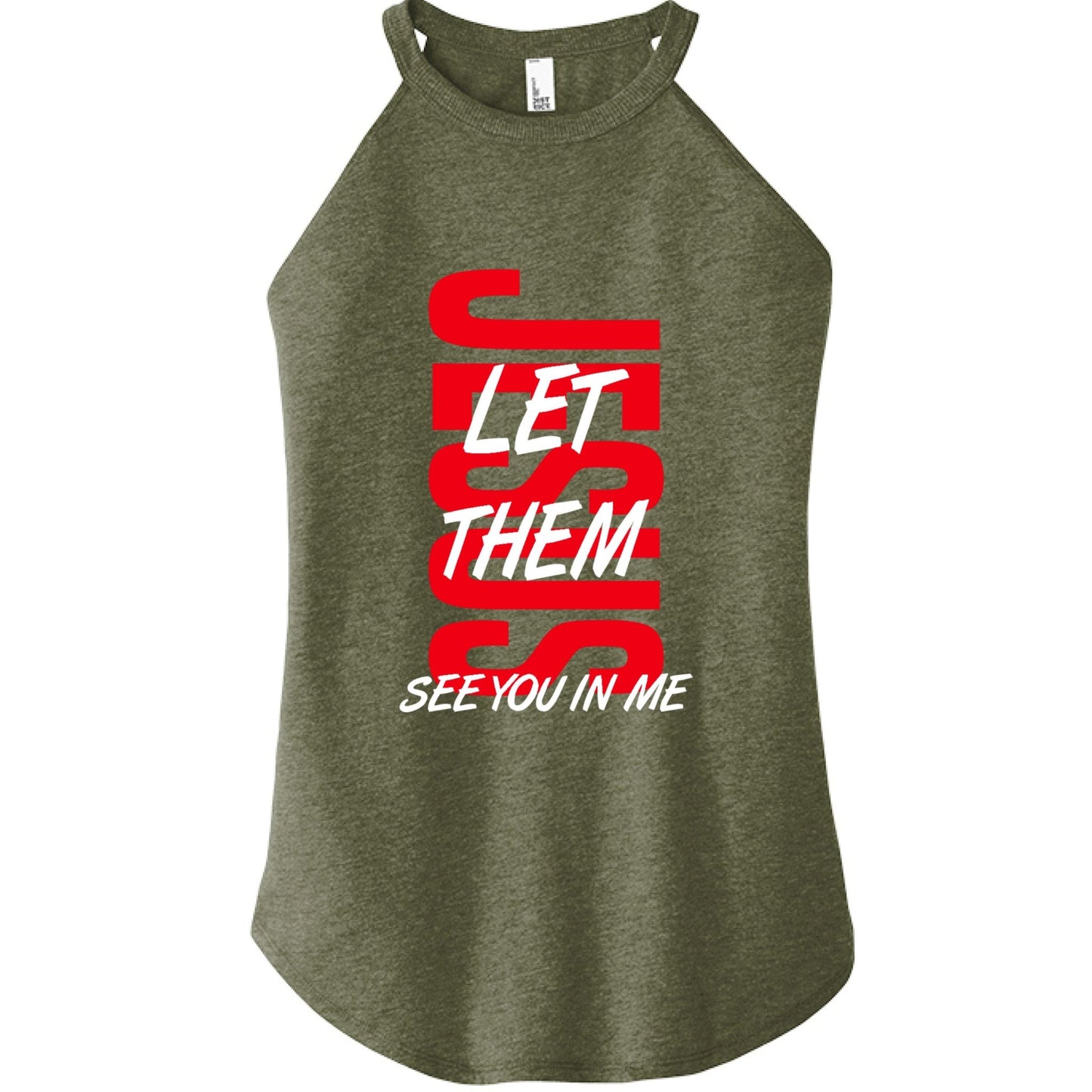 Let Them See You In Me Women's Christian Tank Top - ClaimedbyGodDesigns
