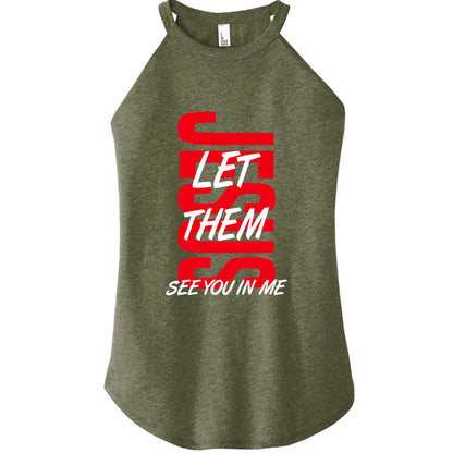 Let Them See You In Me Women's Christian Tank Top - ClaimedbyGodDesigns