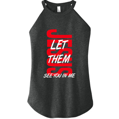 Let Them See You In Me Women's Christian Tank Top - ClaimedbyGodDesigns
