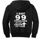 I Got 99 Problems Funny Youth Christian Full - Zip Hooded Sweatshirt - ClaimedbyGodDesigns