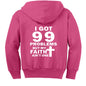 I Got 99 Problems Funny Youth Christian Full - Zip Hooded Sweatshirt - ClaimedbyGodDesigns