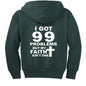 I Got 99 Problems Funny Youth Christian Full - Zip Hooded Sweatshirt - ClaimedbyGodDesigns
