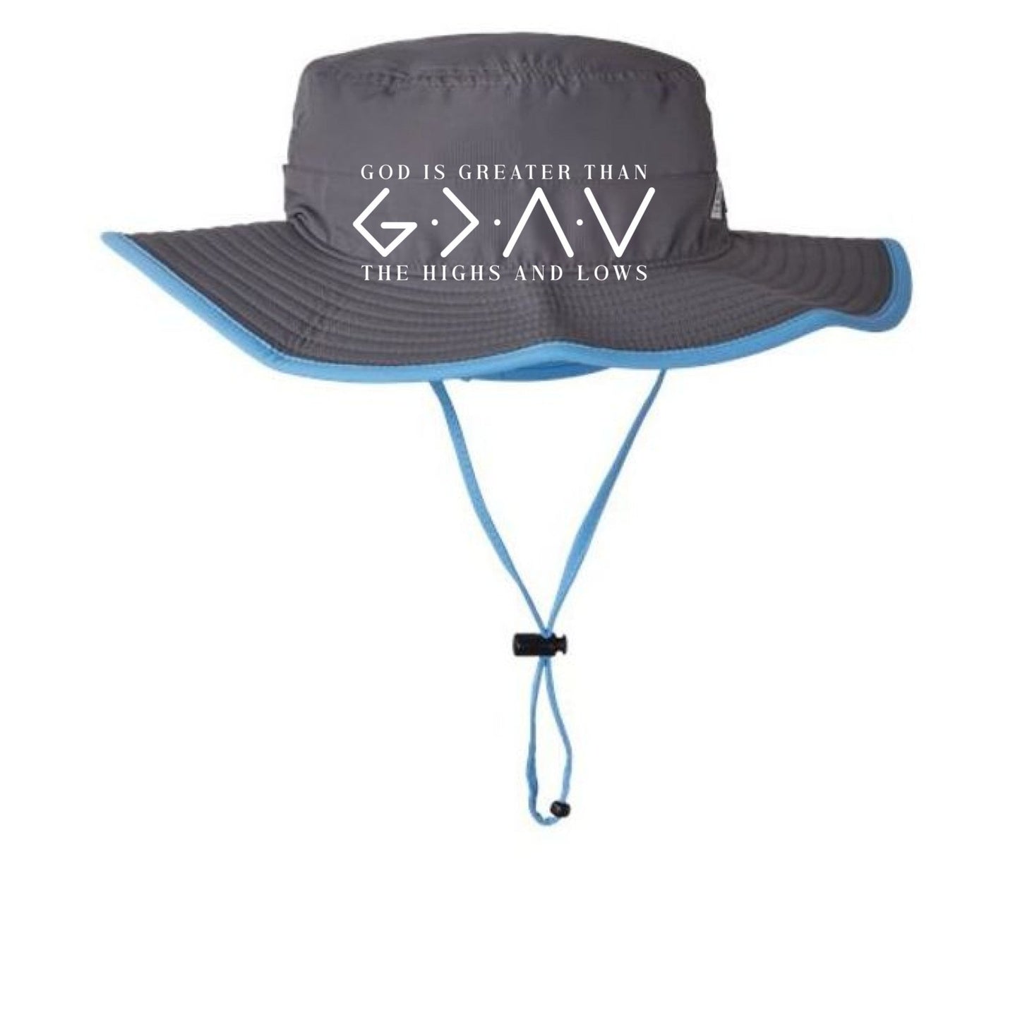 He Is Greater Than Adult Christian Booney Hat - ClaimedbyGodDesigns