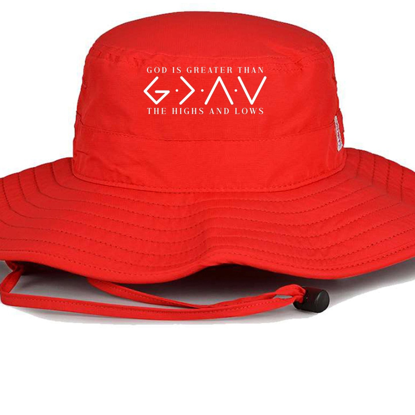 He Is Greater Than Adult Christian Booney Hat - ClaimedbyGodDesigns