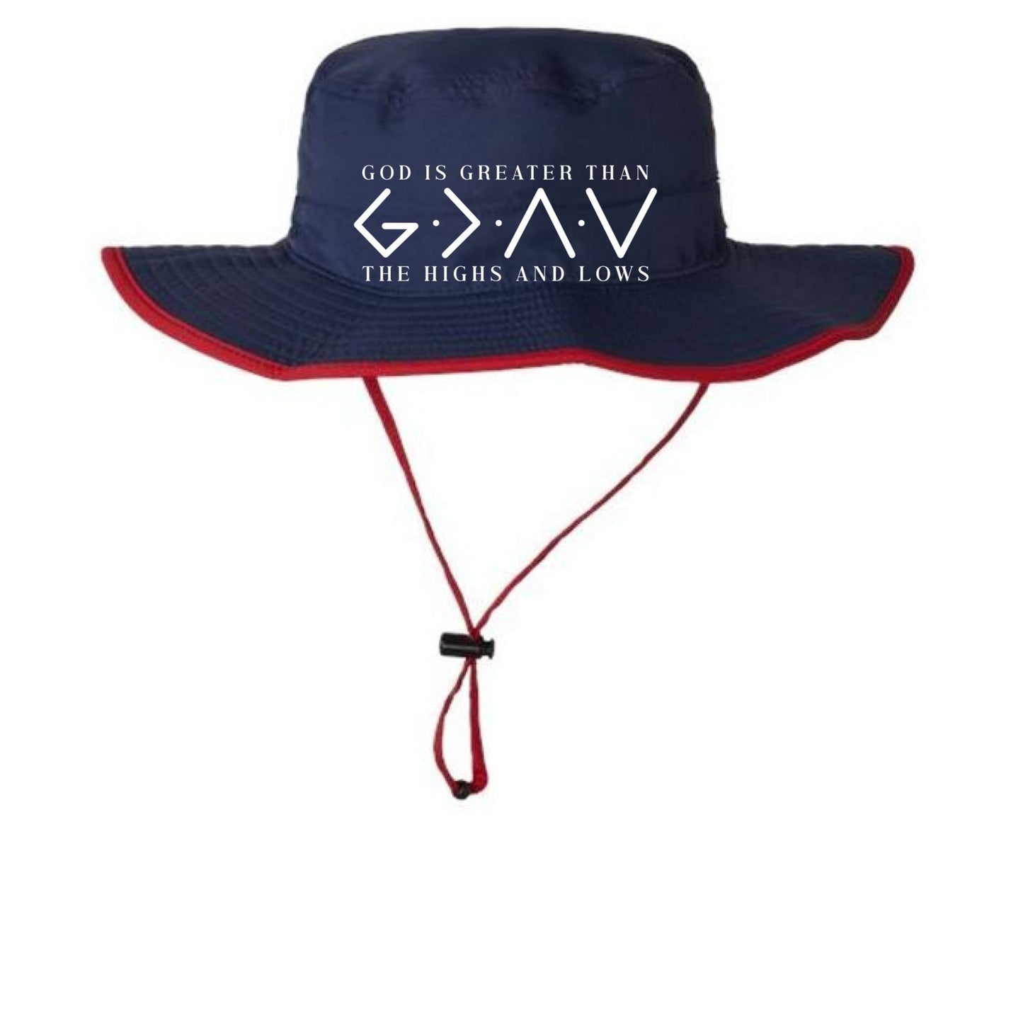 He Is Greater Than Adult Christian Booney Hat - ClaimedbyGodDesigns