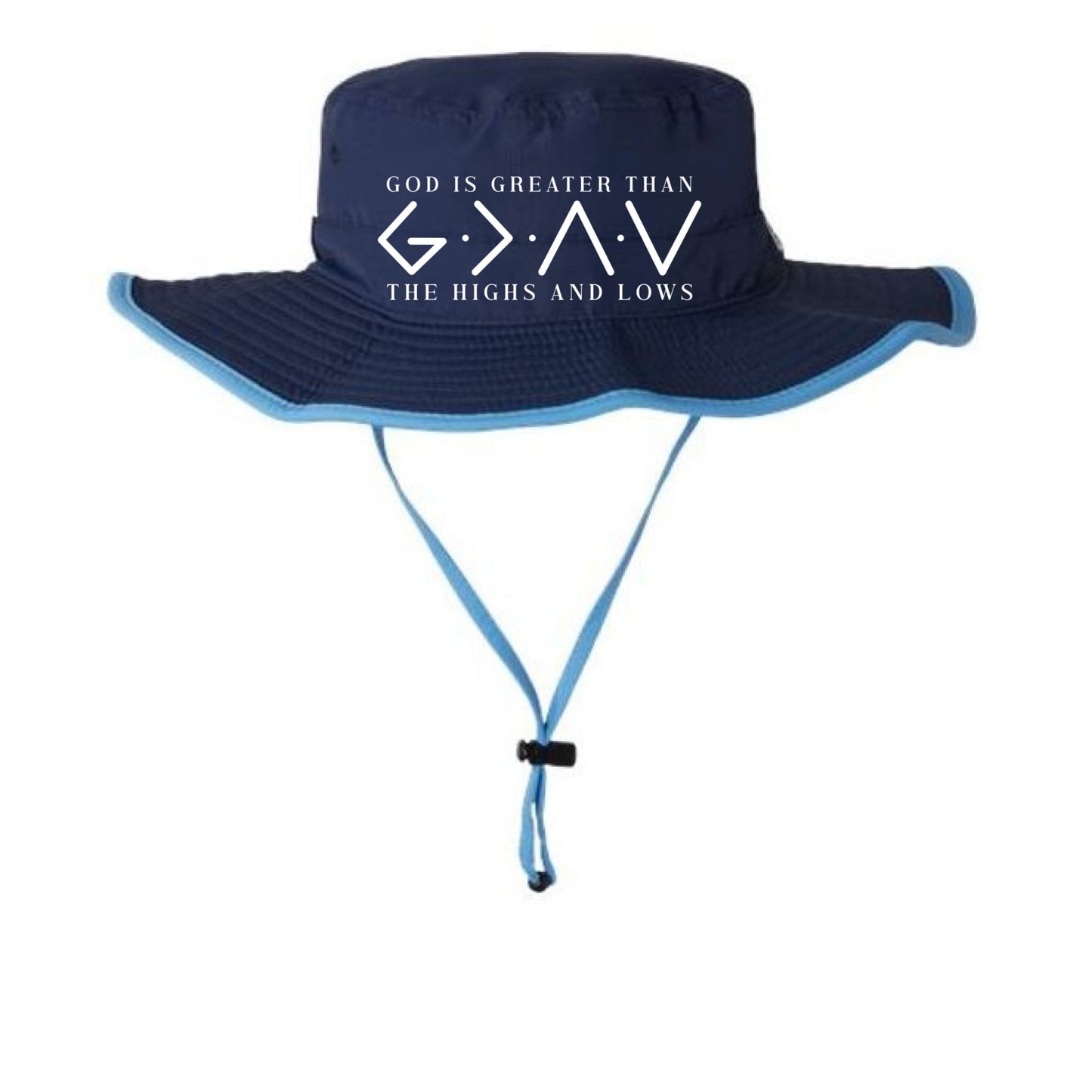 He Is Greater Than Adult Christian Booney Hat - ClaimedbyGodDesigns