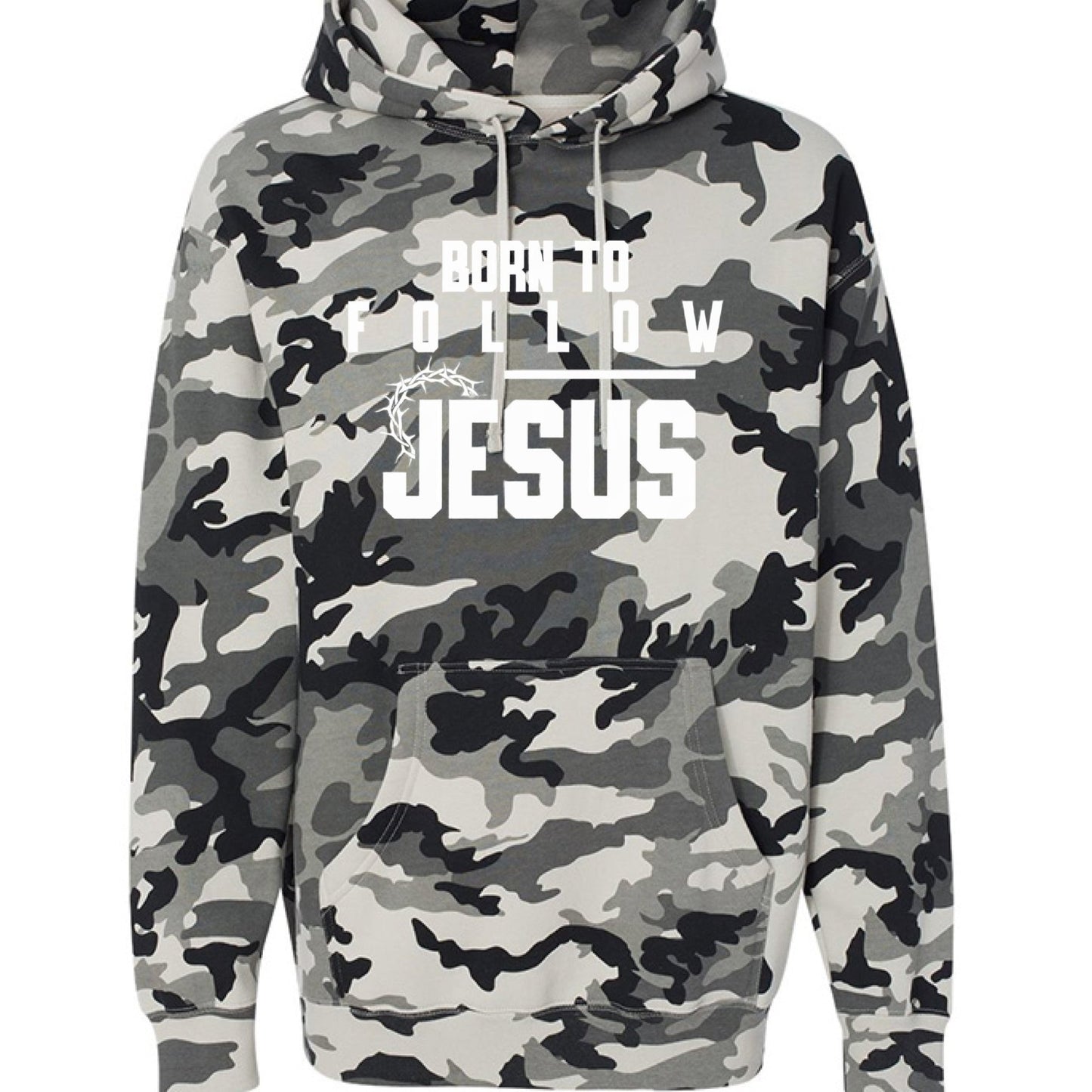 Born to Follow – Unisex Hooded Sweatshirt for Purpose - Driven Style - ClaimedbyGodDesigns