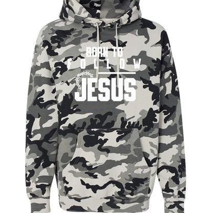 Born to Follow – Unisex Hooded Sweatshirt for Purpose - Driven Style - ClaimedbyGodDesigns