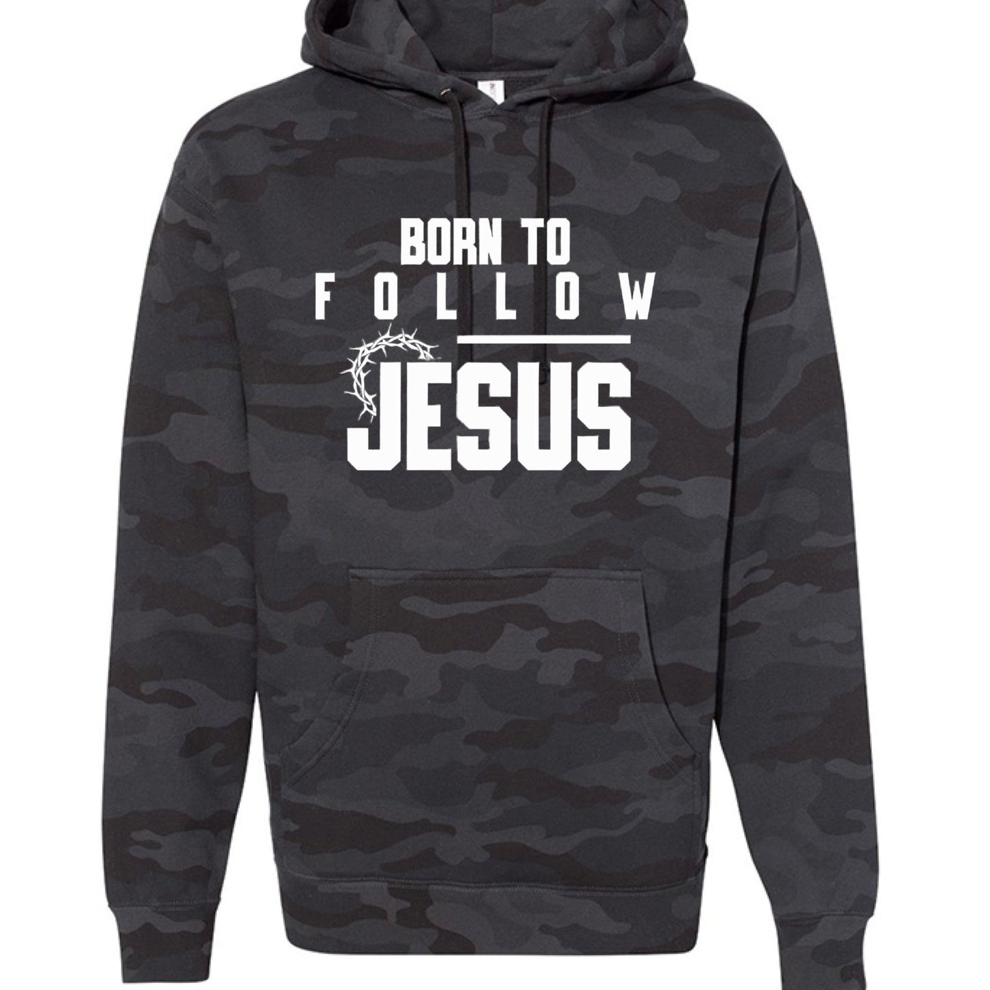 Born to Follow – Unisex Hooded Sweatshirt for Purpose - Driven Style - ClaimedbyGodDesigns