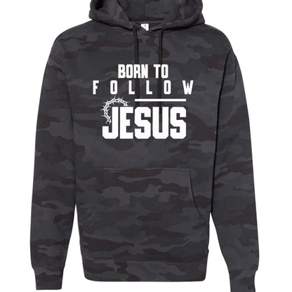 Born to Follow – Unisex Hooded Sweatshirt for Purpose - Driven Style - ClaimedbyGodDesigns