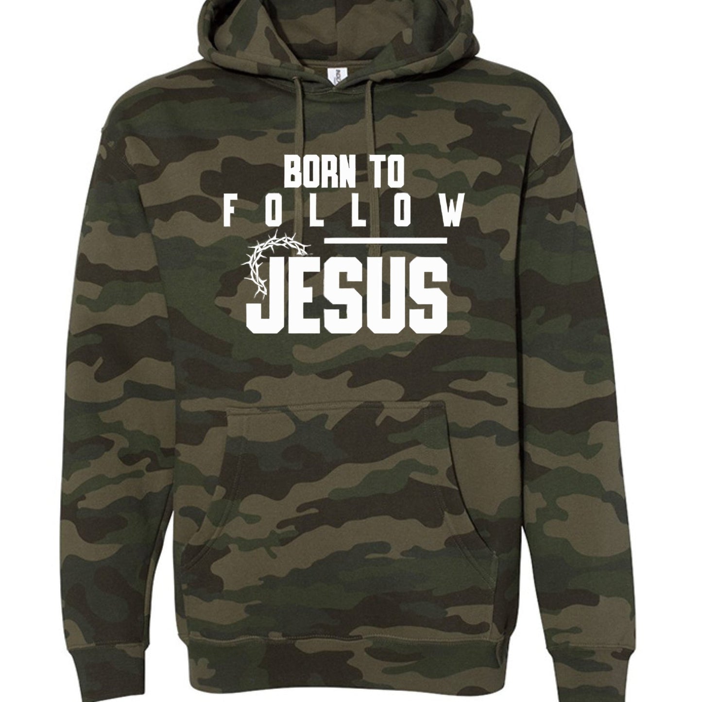 Born to Follow – Unisex Hooded Sweatshirt for Purpose - Driven Style - ClaimedbyGodDesigns