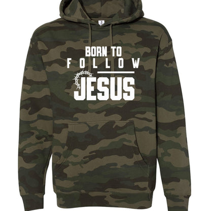 Born to Follow – Unisex Hooded Sweatshirt for Purpose - Driven Style - ClaimedbyGodDesigns