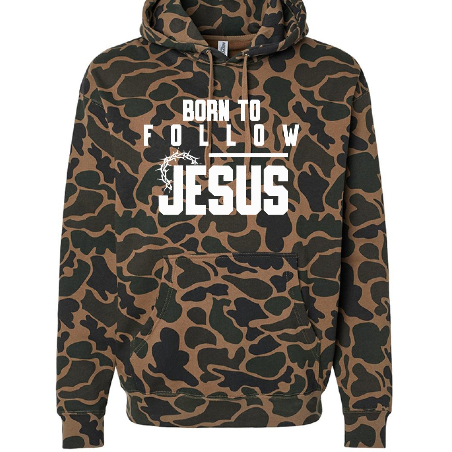 Born to Follow – Unisex Hooded Sweatshirt for Purpose - Driven Style - ClaimedbyGodDesigns