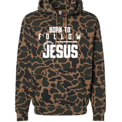 Born to Follow – Unisex Hooded Sweatshirt for Purpose - Driven Style - ClaimedbyGodDesigns