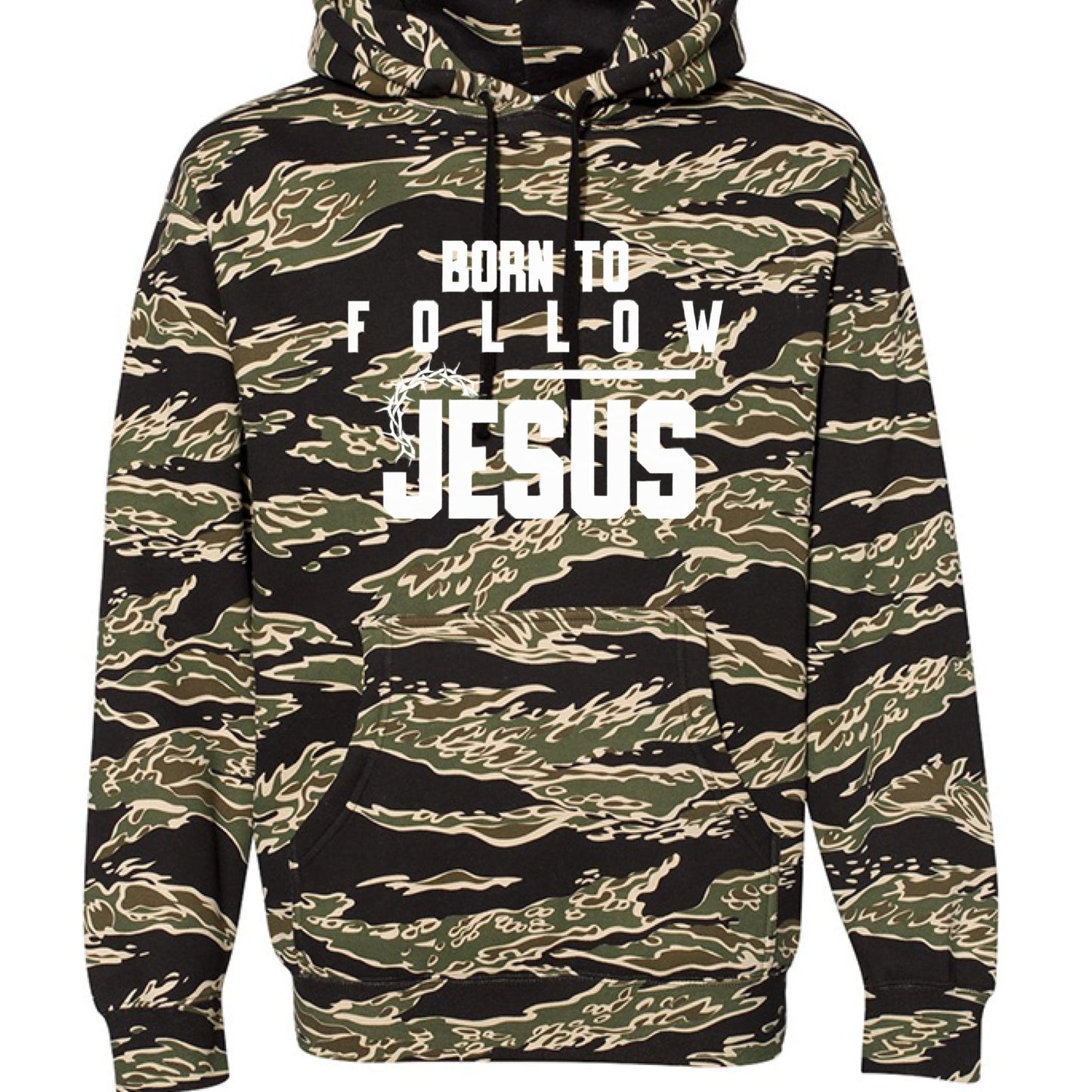 Born to Follow – Unisex Hooded Sweatshirt for Purpose - Driven Style - ClaimedbyGodDesigns