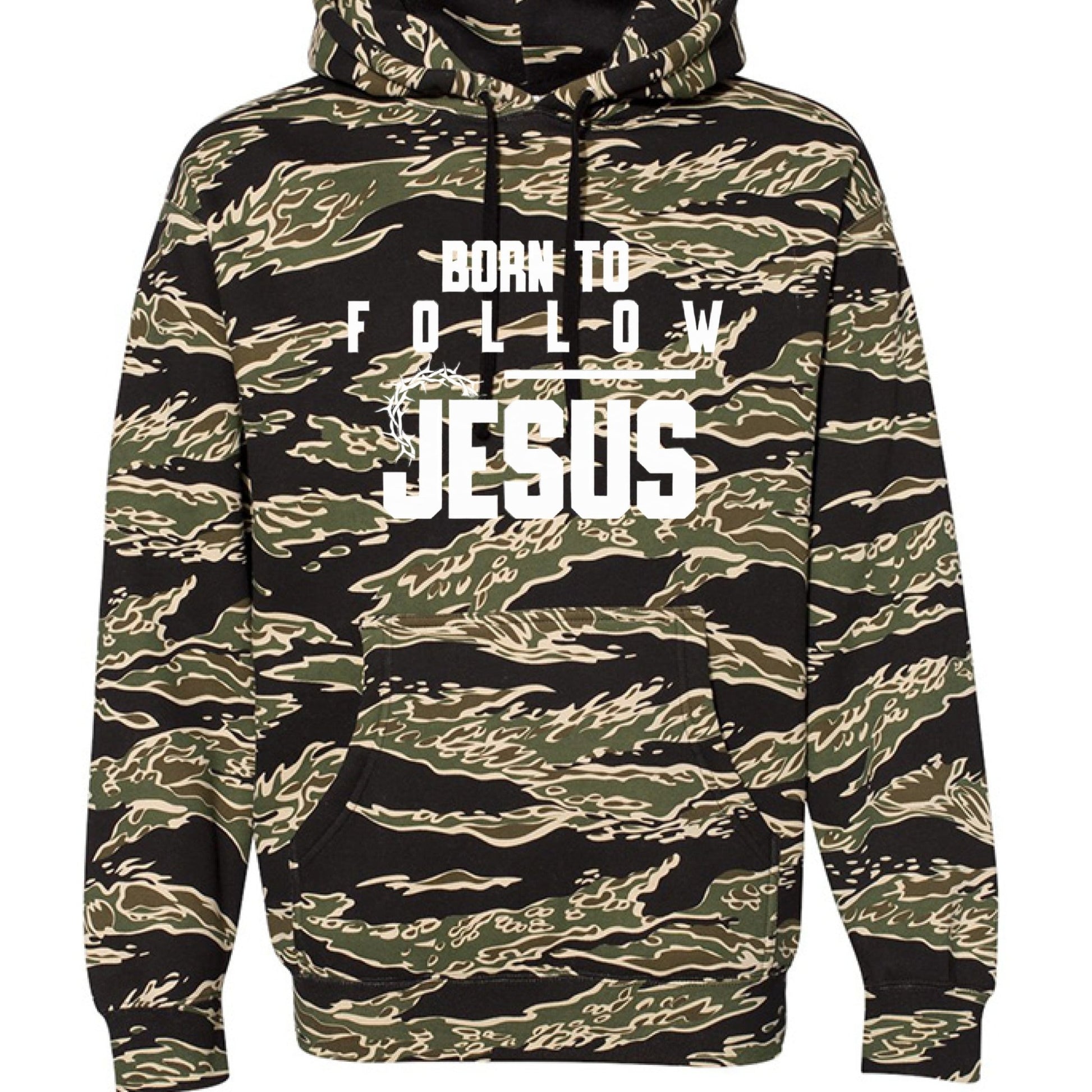 Born to Follow – Unisex Hooded Sweatshirt for Purpose - Driven Style - ClaimedbyGodDesigns