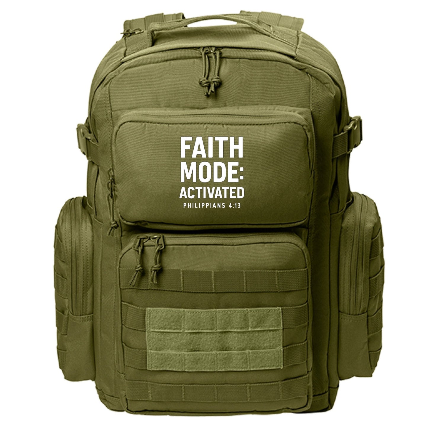 Faith Mode Activated Christian Backpack - ClaimedbyGodDesigns