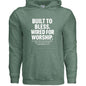 Wired For Worship Unisex Christian Pullover Hooded Sweatshirt - ClaimedbyGodDesigns