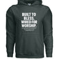 Wired For Worship Unisex Christian Pullover Hooded Sweatshirt - ClaimedbyGodDesigns