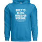 Wired For Worship Unisex Christian Pullover Hooded Sweatshirt - ClaimedbyGodDesigns