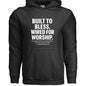 Wired For Worship Unisex Christian Pullover Hooded Sweatshirt - ClaimedbyGodDesigns