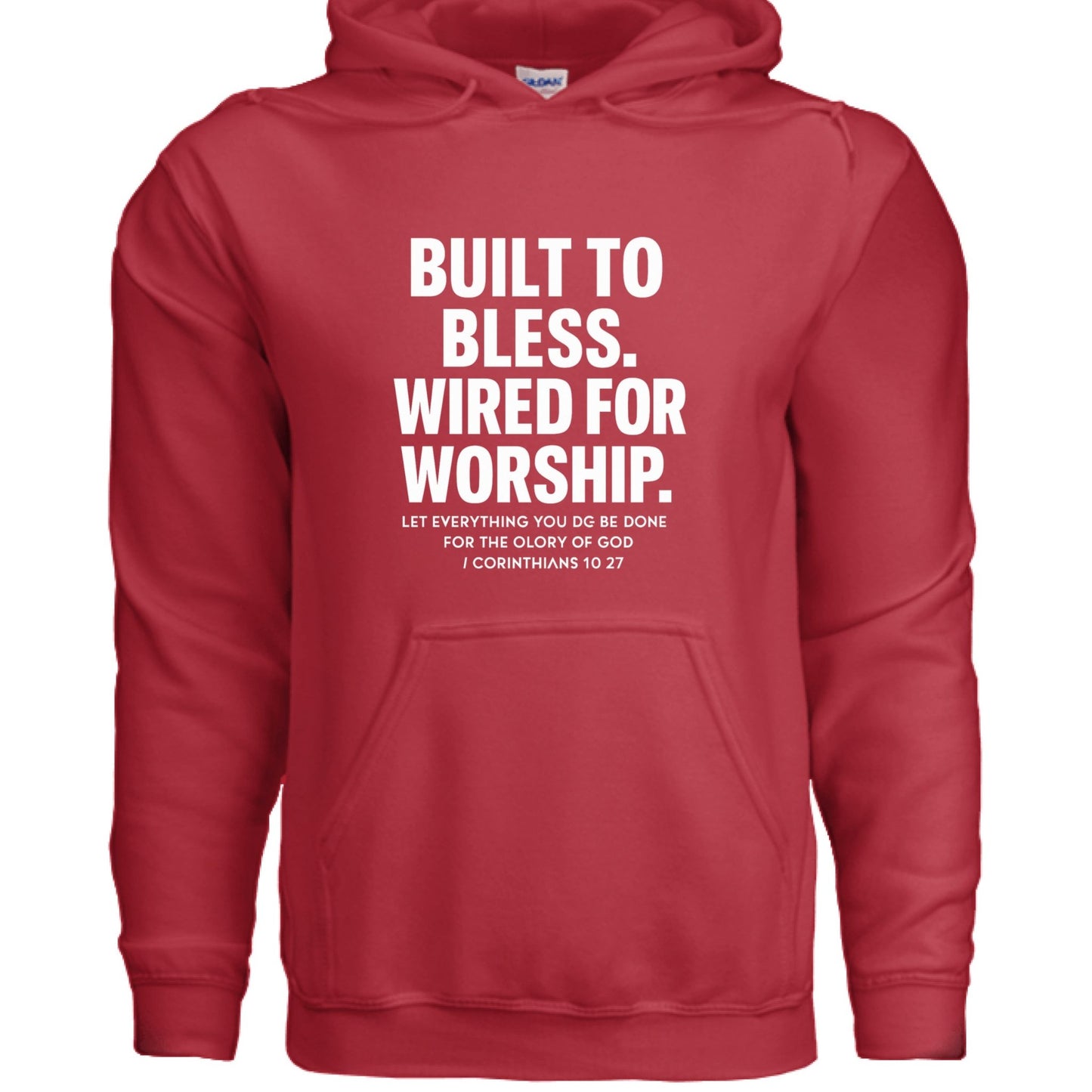Wired For Worship Unisex Christian Pullover Hooded Sweatshirt - ClaimedbyGodDesigns