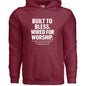 Wired For Worship Unisex Christian Pullover Hooded Sweatshirt - ClaimedbyGodDesigns