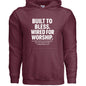 Wired For Worship Unisex Christian Pullover Hooded Sweatshirt - ClaimedbyGodDesigns