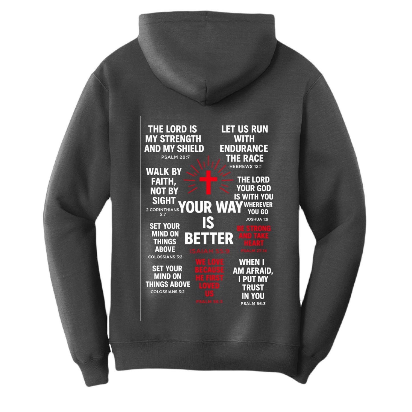 Your Way Is Better Unisex Christian Pullover Hooded Sweatshirt - ClaimedbyGodDesigns