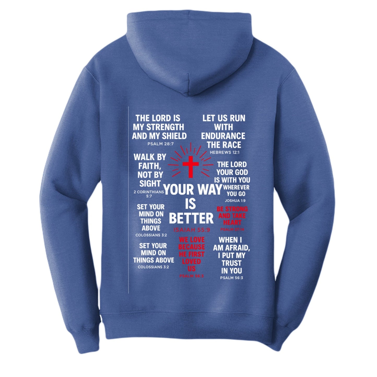 Your Way Is Better Unisex Christian Pullover Hooded Sweatshirt - ClaimedbyGodDesigns