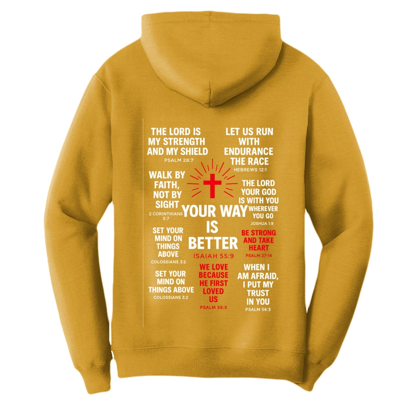 Your Way Is Better Unisex Christian Pullover Hooded Sweatshirt - ClaimedbyGodDesigns