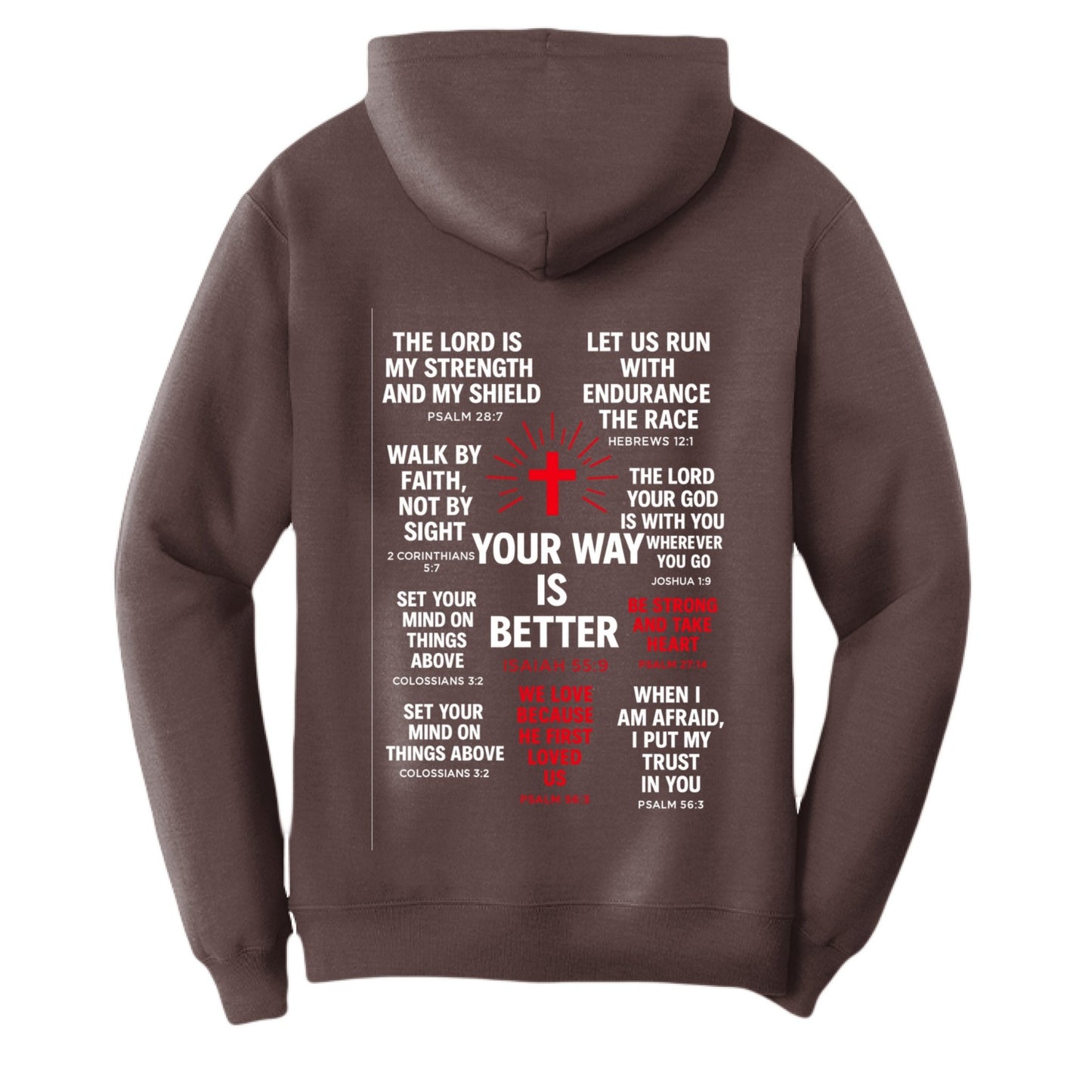 Your Way Is Better Unisex Christian Pullover Hooded Sweatshirt - ClaimedbyGodDesigns