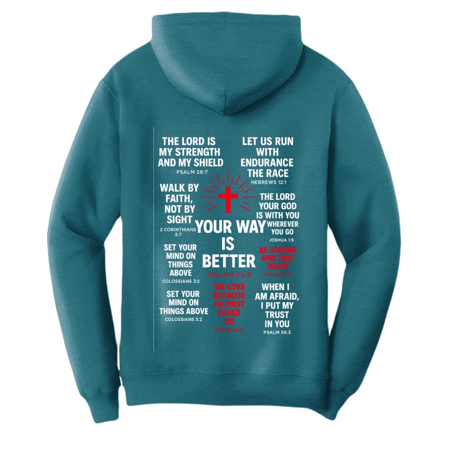 Your Way Is Better Unisex Christian Pullover Hooded Sweatshirt - ClaimedbyGodDesigns
