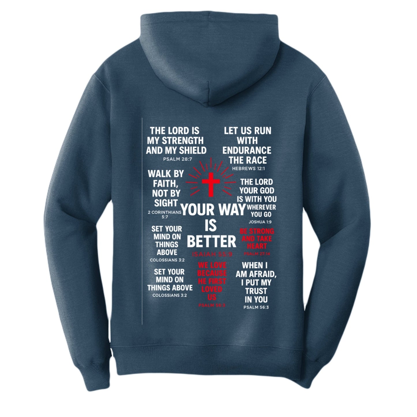 Your Way Is Better Unisex Christian Pullover Hooded Sweatshirt - ClaimedbyGodDesigns