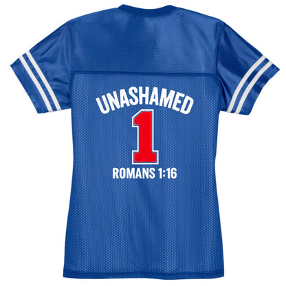 Unashamed Women's Christian Jersey - ClaimedbyGodDesigns