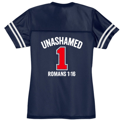 Unashamed Women's Christian Jersey - ClaimedbyGodDesigns