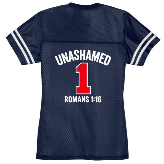 Unashamed Women's Christian Jersey - ClaimedbyGodDesigns
