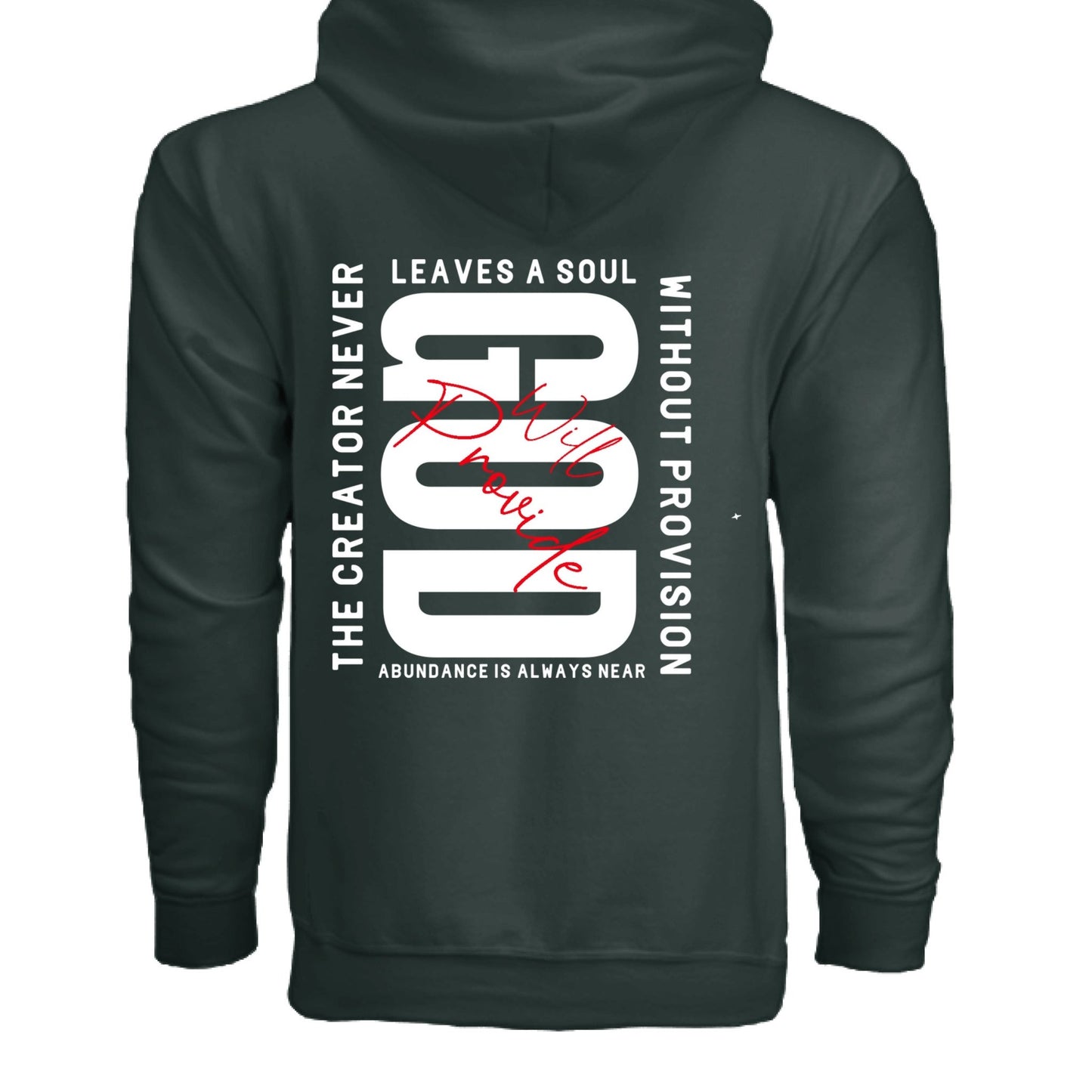 He Will Provide Unisex Full - zip Hooded Sweatshirt - ClaimedbyGodDesigns